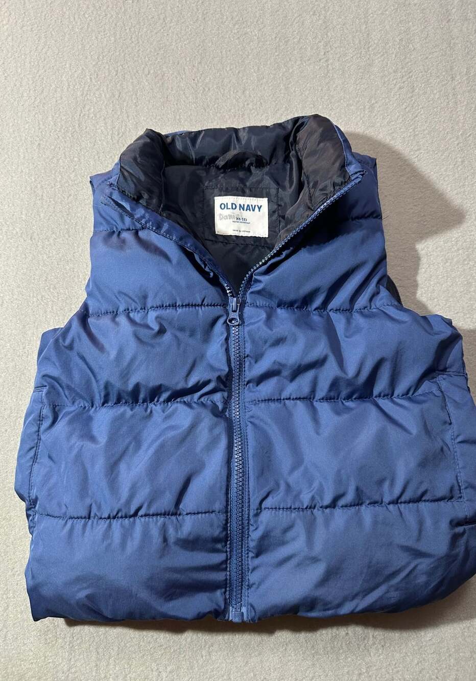Old Navy Blue Water-Resistant Puffer Vest Size XS (5)